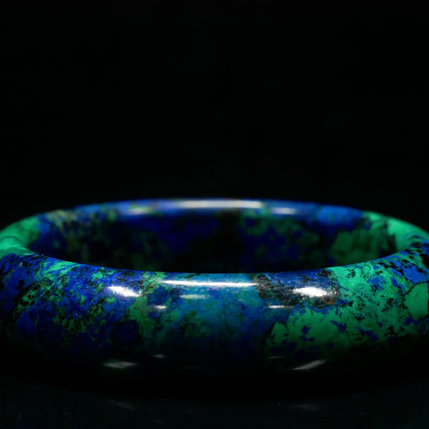 Wide Azurite Cuff