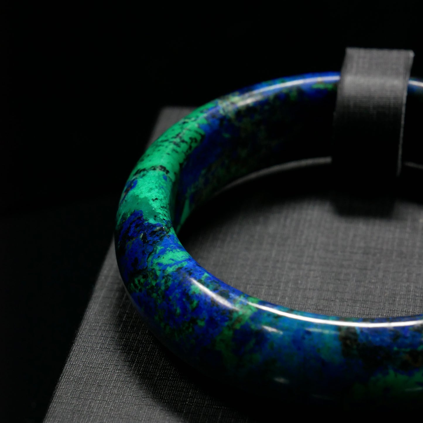 Wide Azurite Cuff