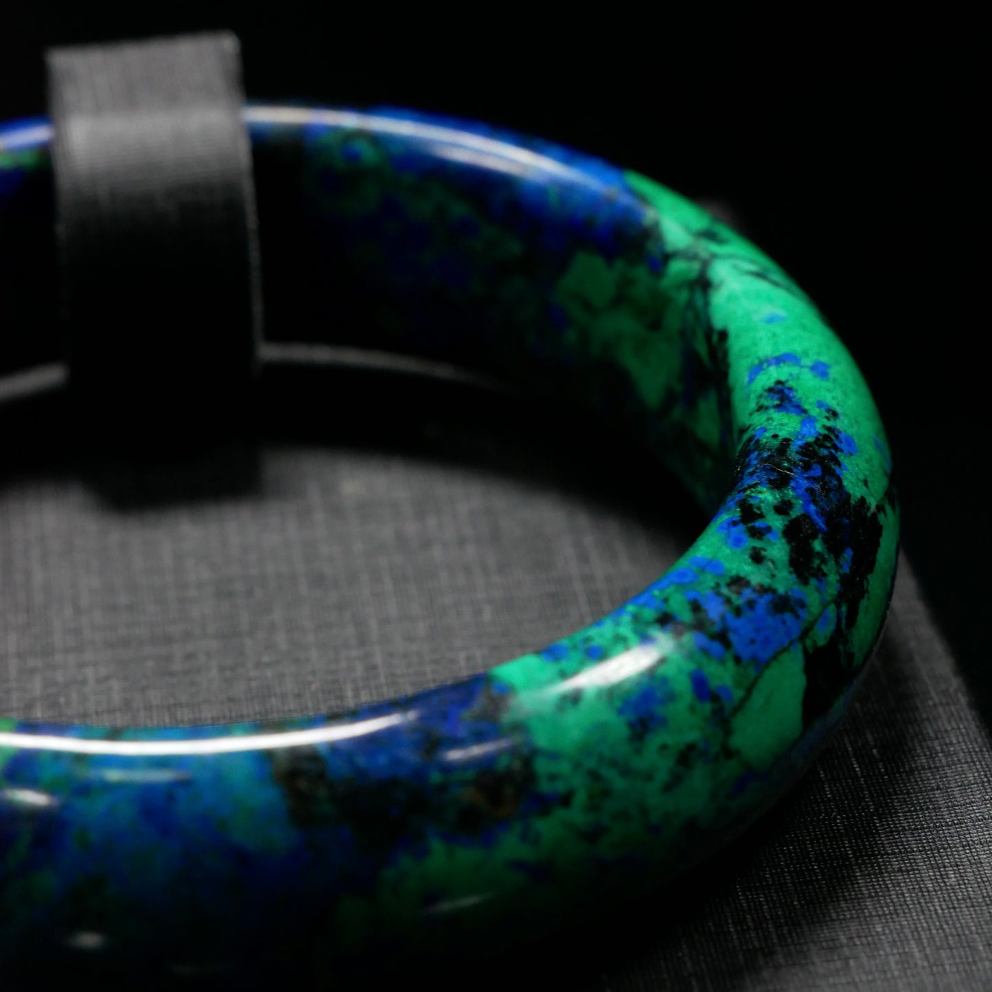 Wide Azurite Cuff