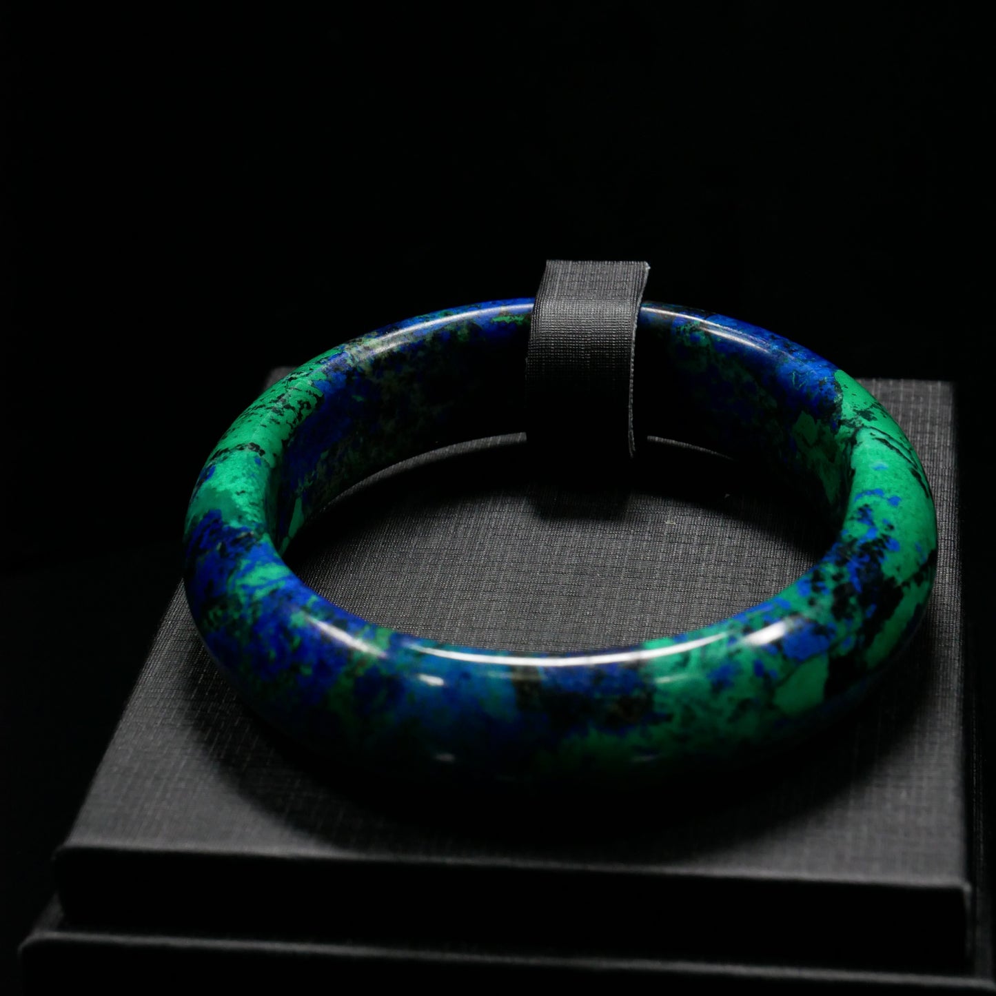 Wide Azurite Cuff