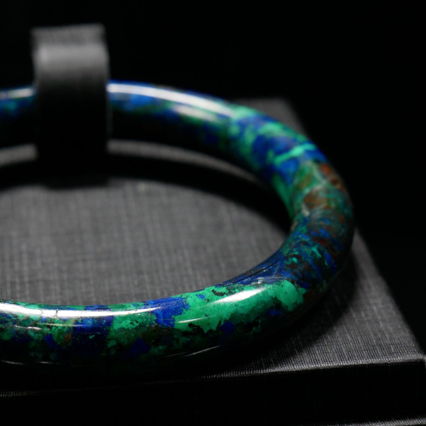 Slim Azurite Bangle