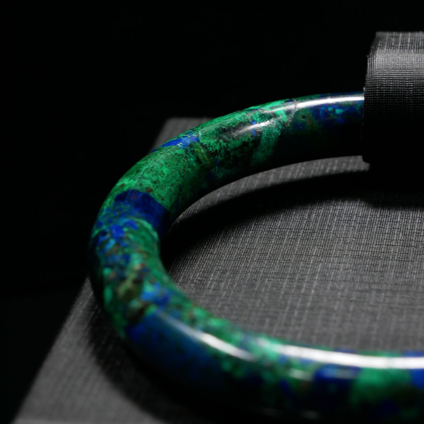 Slim Azurite Bangle