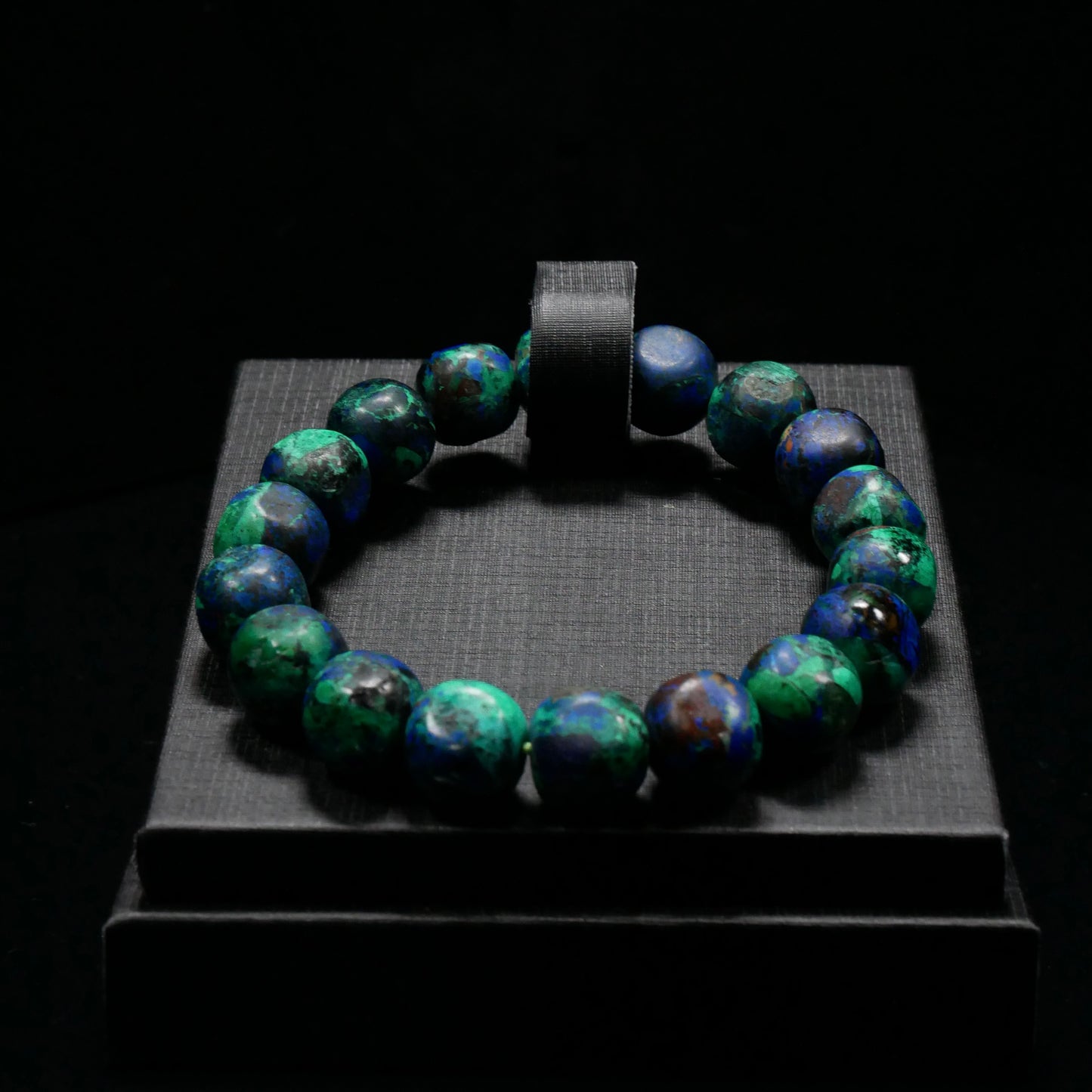 Classic-Cut Azurite Bead Strand