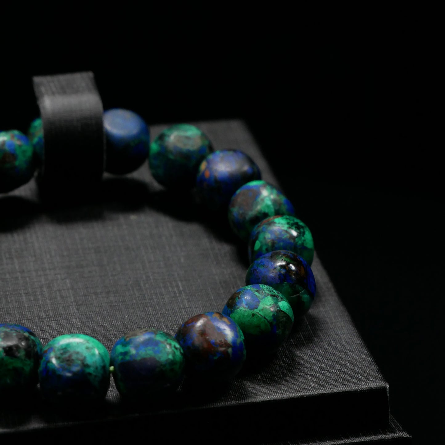 Classic-Cut Azurite Bead Strand