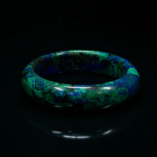 Wide Azurite Cuff