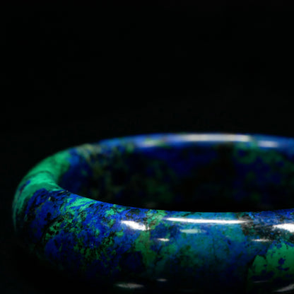 Wide Azurite Cuff