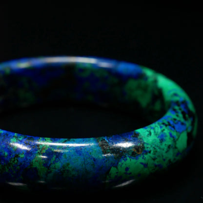 Wide Azurite Cuff