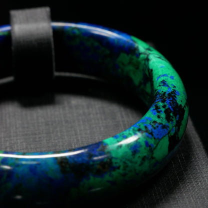 Wide Azurite Cuff