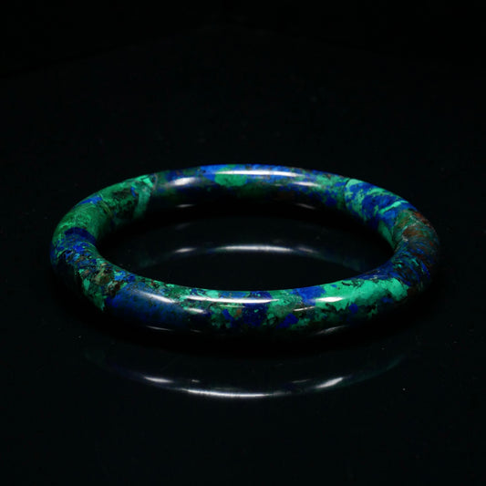 Slim Azurite Bangle