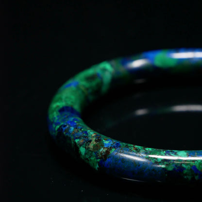 Slim Azurite Bangle