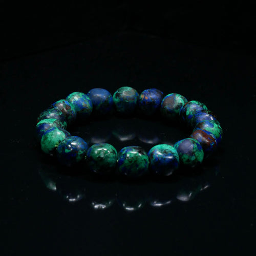 Classic-Cut Azurite Bead Strand