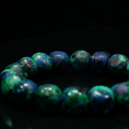 Classic-Cut Azurite Bead Strand