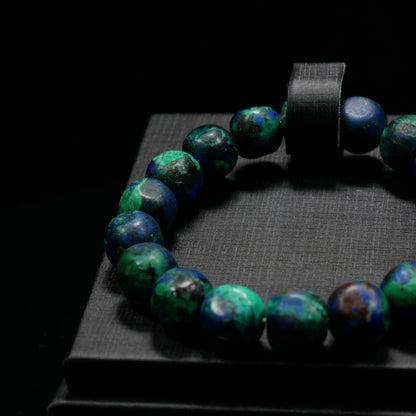 Classic-Cut Azurite Bead Strand