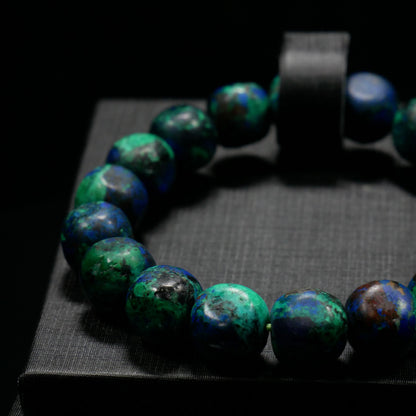 Classic-Cut Azurite Bead Strand