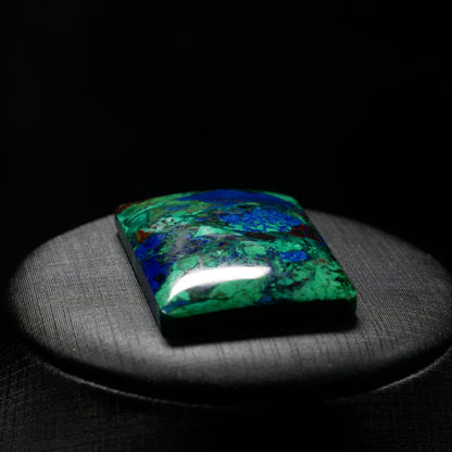 Azurite Square Tablet Pendant